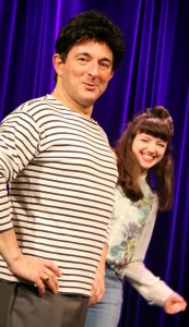 Michel Guidoni et EmilieAnneCharlotte au théâtre des 2 ânes. 